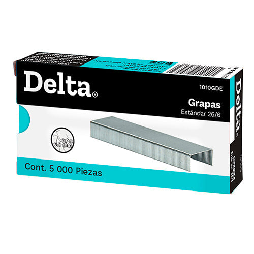 Grapa Estándar Delta Caja Con 5000 Piezas Para Uso Intensivo
