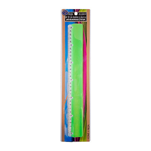 REGLA DE ALUMIIO Y PLASTICO 30CM 8228RAP LIQ