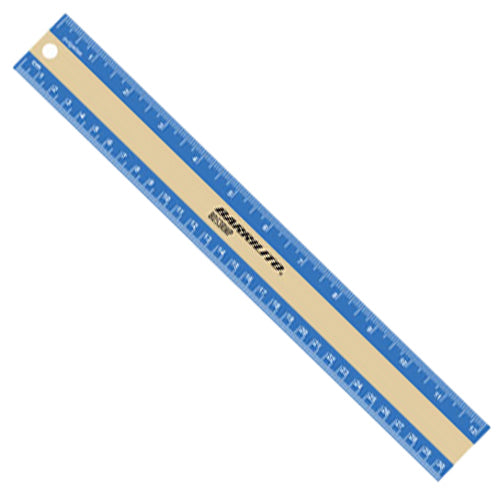 REGLA MADERA BORDE PLASTICO 30CM 8053RMP LIQ