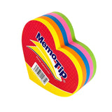 BLOCK NOTAS ADHESIVAS MEMOTIP 3X3 250 H CORAZON