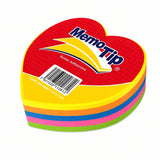 BLOCK NOTAS ADHESIVAS MEMOTIP 3X3 250 H CORAZON