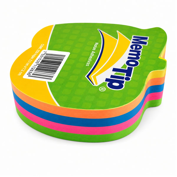 BLOCK NOTAS ADHESIVAS MEMOTIP 3X3 MANZANA 250 HJS