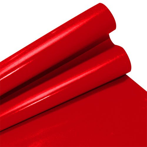 PAPEL LUSTRE JANEL 50CMX1.5MT (ROLLO) ROJO