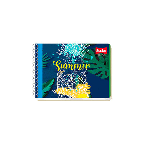 CUADERNO ITALIANO ESPIRAL 4530 MEGA 100H RAYA