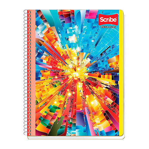 Cuaderno Profesional Pasta Semirrígida Blanco 100 Hojas Doble Espiral 1 Pieza