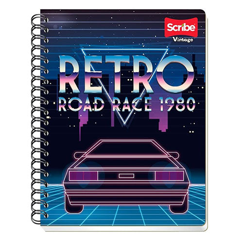 Cuaderno Francés Scribe Vintage C5 Espiral 100 Hojas Pasta Semirrígida 1 Pieza