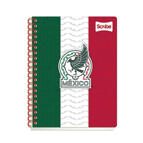 Cuaderno Profesional Scribe Selección Mexicana Raya 100 Hojas