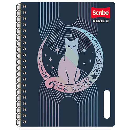 Cuaderno Profesional Scribe Raya 100 Hojas Serie 3D