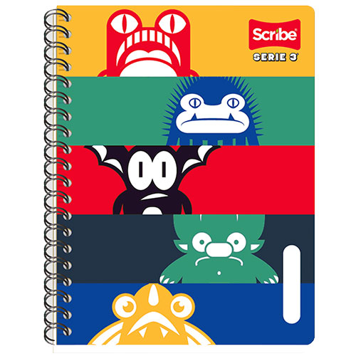 Cuaderno Profesional Scribe Serie 3-D C-7 100 Hojas