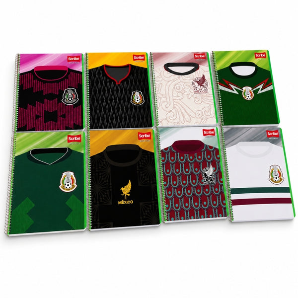 CUADERNO PROF. SCRIBE 100H MEGA SELECCION MEXICANA C. GRANDE