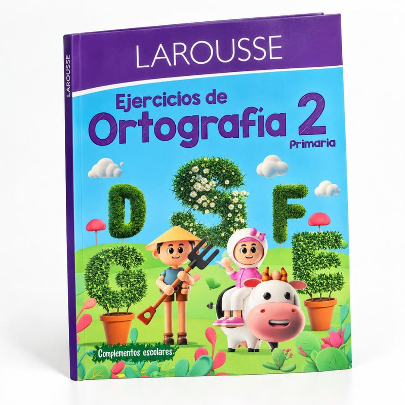 CUADERNO DE ACTIVIDADES LAROUSSE 51982 EJERCICIOS DE ORTOGRAFIA 2 PRIM