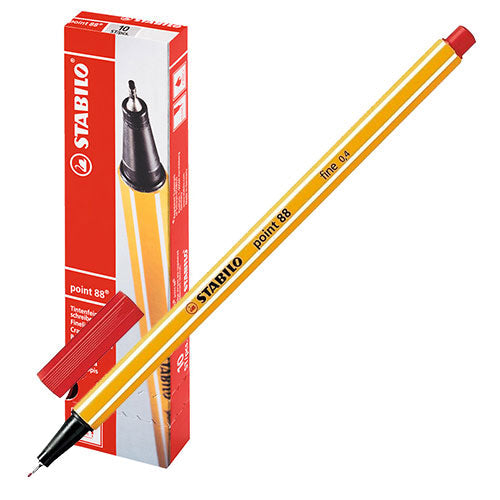 ROTULADOR POINT 88 STABILO 88/40 ROJO