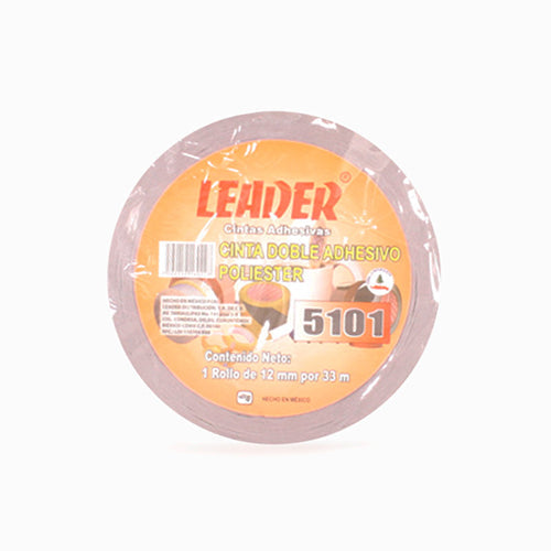 CINTA DOBLE CAPA POLIESTER LEADER 12X33 5101