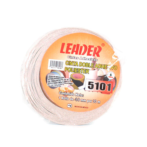 CINTA DOBLE CAPA POLIESTER LEADER 48X33 5101