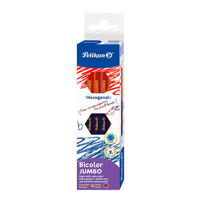 BICOLOR PELIKAN 30330221 JUMBO ROJO-AZUL