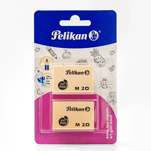 Goma Migajón Pelikan Escolar Blister Con 2 Piezas
