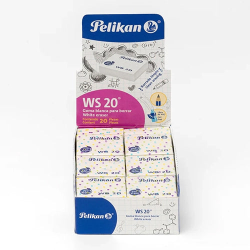 Goma De Borrar Pelikan Ws 20 Para Grafito Caja Con 20 Unidades