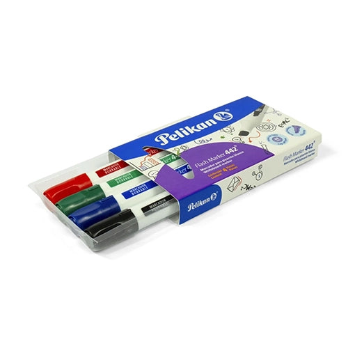 Marcadores Para Pizarrón Pelikan Flash Marker Estuche X4