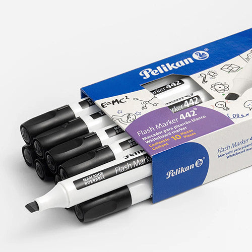 MARCADOR P/PIZARRON PELIKAN FLASH MARKER 442 NEGRO 30280117