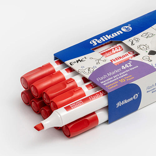 MARCADOR P/PIZARRON PELIKAN FLASH MARKER 442 ROJO 30280103 **