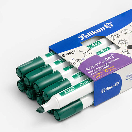 MARCADOR P/PIZARRON PELIKAN FLASH MARKER 442 VERDE 30280107 **