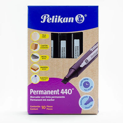 MARCADOR PERMANENTE PELIKAN 440 NEGRO 30240017