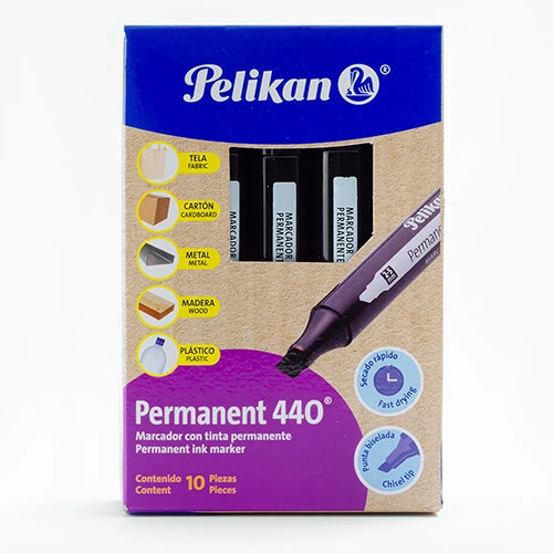 MARCADOR PERMANENTE PELIKAN 440 NEGRO 30240017