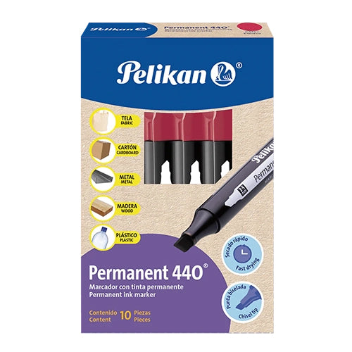 MARCADOR PERMANENTE PELIKAN 440 ROJO 30240003