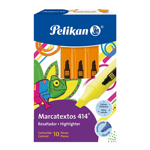 MARCATEXTOS PELIKAN 414 NARANJA 30160004