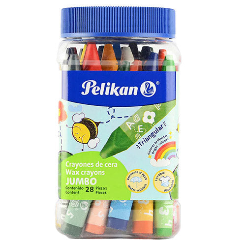 CRAYON PELIKAN 50700128 JUMBO TRIANGULAR C/28 **