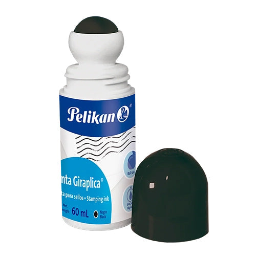 TINTA P/COJIN PELIKAN ROLL-ON 60ML.GIRAPLICA NEGRO 14420017