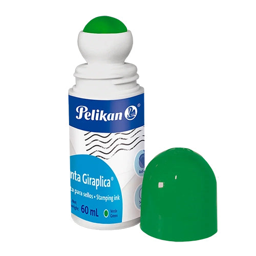 TINTA P/COJIN PELIKAN ROLL-ON 60ML.GIRAPLICA VERDE 14420007