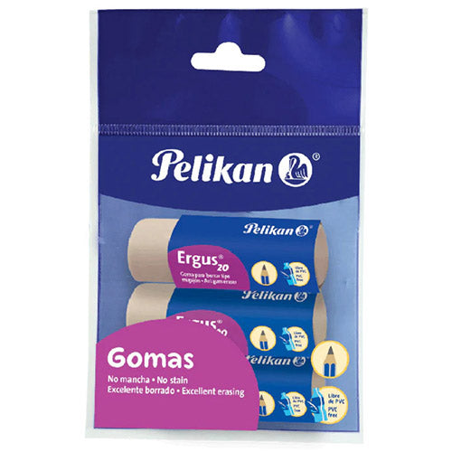 GOMA PELIKAN ERGUS 20 BOLSA C/3 06030813