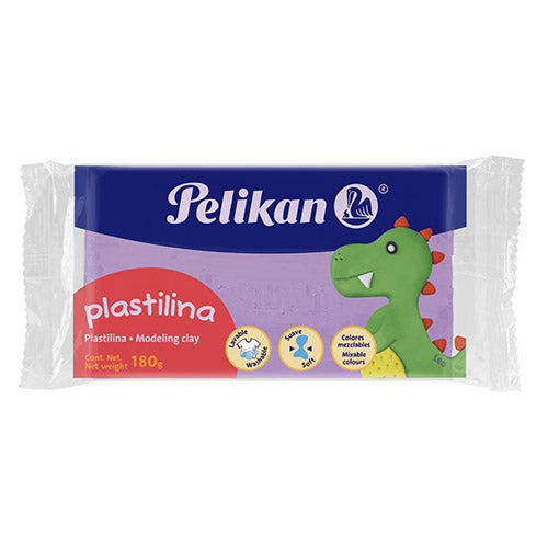 PLASTILINA PELIKAN 6700130 MARQUETA 180G LAVANDA
