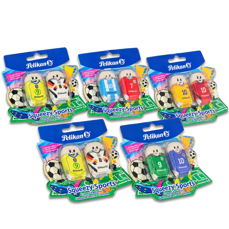 GOMA PARA BORRAR PELIKAN SQUEEZY SPORT BL C/2PZ