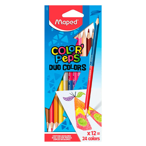 COLORES PEPS  MAPED DUO 12X24 (MINA 2.9MM) TRIANGULAR 829600ZV
