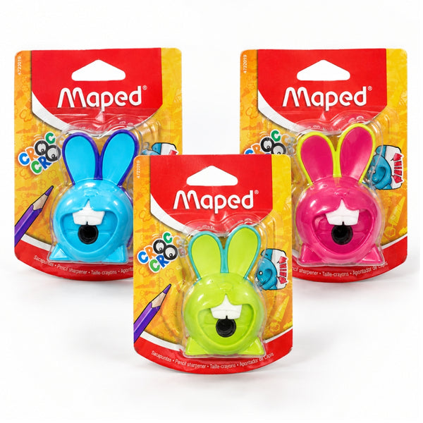 Sacapuntas Maped 1 Orificio Diseño Conejo Croc Croc Blister 1 Pieza