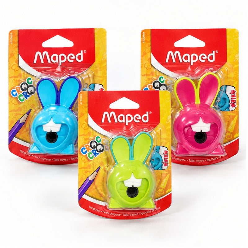Sacapuntas Maped 1 Orificio Diseño Conejo Croc Croc Blister 1 Pieza