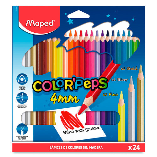 COLORES MAPED COLOR!S PEPS MINA 4 C/24 835584ZV