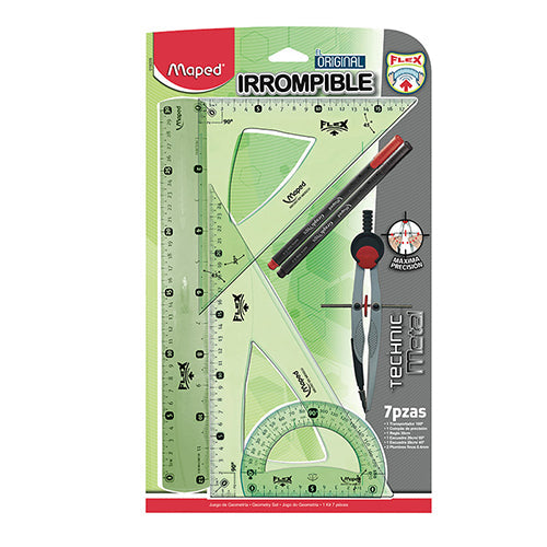 JUEGO DE GEOMETRIA MAPED IRROMPIBLE 019205