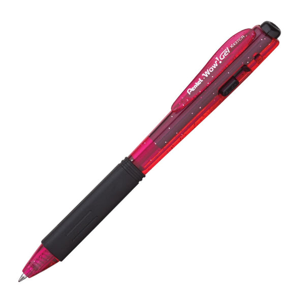 BOLIGRAFO PENTEL WOW GEL RETRACTIL 0.7MMM ROSA K437CR-P