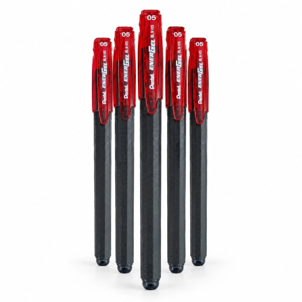 BOLIGRAFO PENTEL ENERGEL STICK BLN-B 0.5MM ROJO