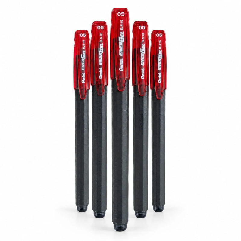 BOLIGRAFO PENTEL ENERGEL STICK BLN-B 0.5MM ROJO