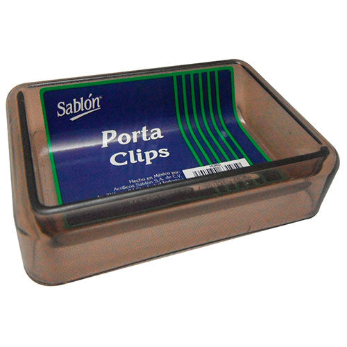 PORTA CLIPS COLOR HUMO SABLON  3116