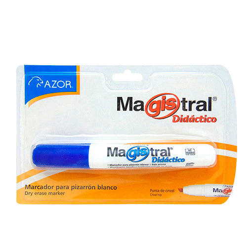 MARCADOR PARA PIZARRON MAGISTRAL DIDACTICO AZUL BL/1 301.8351AZ