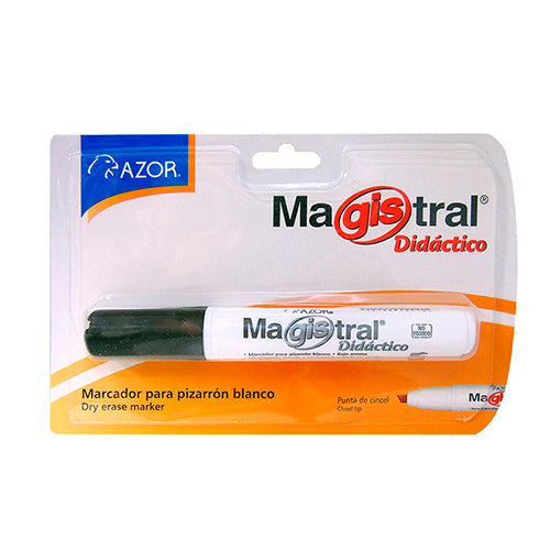 MARCADOR PARA PIZARRON MAGISTRAL DIDACTICO NEGRO BL/1 301.8351NE