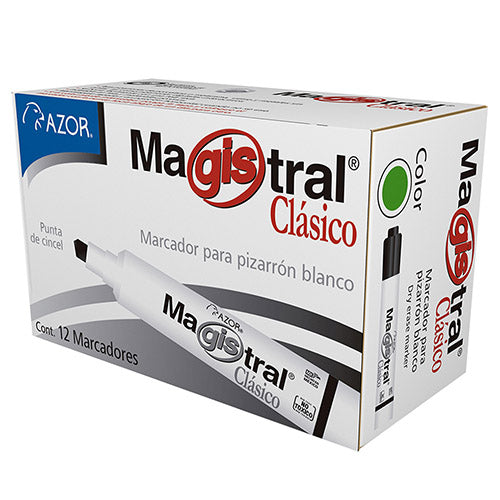 MARCADOR PARA PIZARRON MAGISTRAL (PLASTICO) VERDE 83404