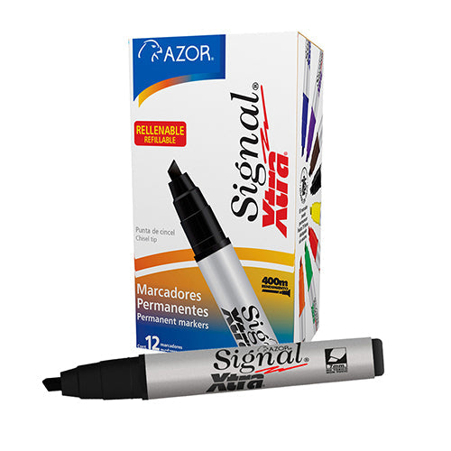 MARCADOR PERMANENTE SIGNAL XTRA NEGRO 40001