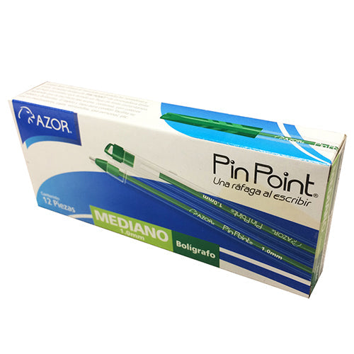 BOLIGRAFO AZOR PIN POINT MEDIANO 6830VE VERDE