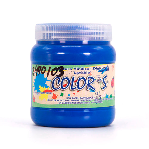 PINTURA DIGITAL PINO 250 GRS. AZUL REY
